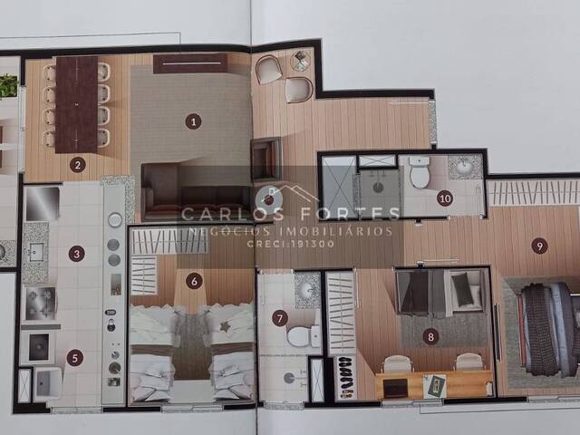 #APV126 - Apartamento para Venda em Jacareí - SP - 3